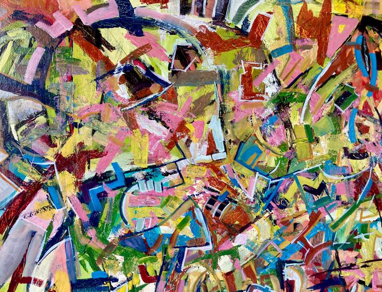 Original Abstract Expressionism Abstract Painting by Rhyan Taylor