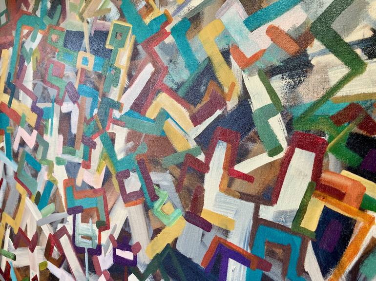 Original Cubism Abstract Painting by Rhyan Taylor