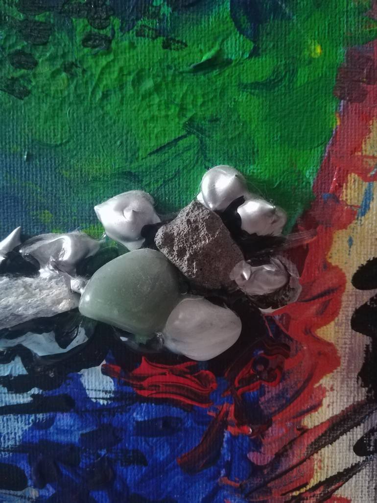 Original Conceptual Landscape Painting by Xenia Toth