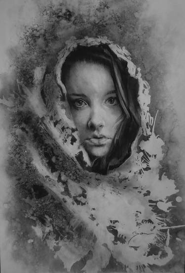 Original Realism Portrait Drawings by Paul Howe