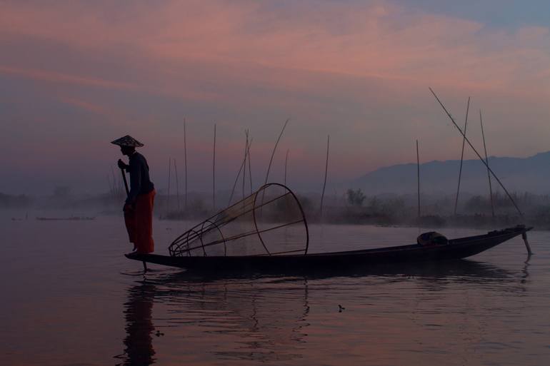 lone fisherman - Limited Edition 1 of 30 Photography by Mikhail ...