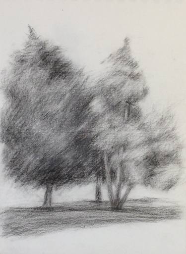 Original Fine Art Landscape Drawings by Finnie Chen