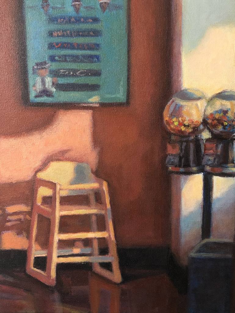 Original Interiors Painting by Finnie Chen