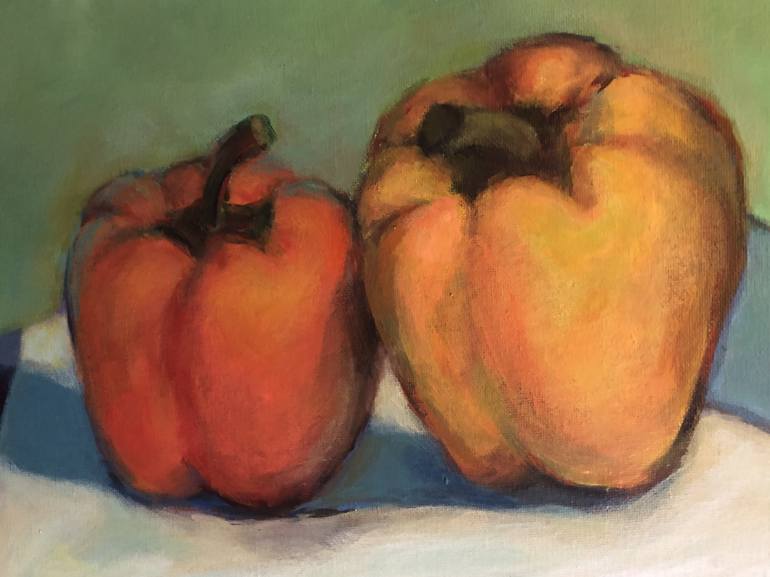 Original Expressionism Still Life Painting by Finnie Chen
