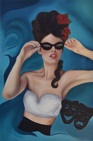 Original Figurative Women Paintings by Carolina GarciaRivas