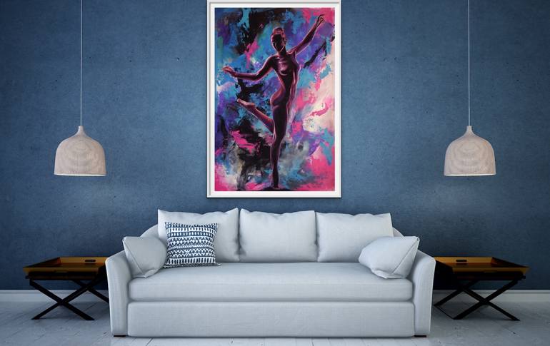 Original Abstract Women Painting by Carolina GarciaRivas