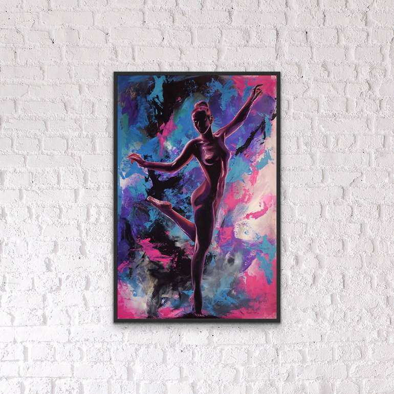 Original Abstract Women Painting by Carolina GarciaRivas