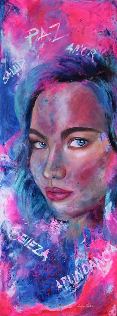 Original Figurative Pop Culture/Celebrity Paintings by Carolina GarciaRivas