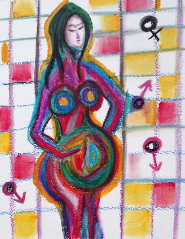 Original Nude Paintings by Nathalie RAGOUST