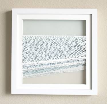 Original Abstract Seascape Sculpture by Kyoko Endo