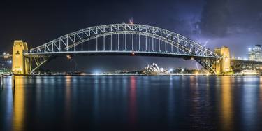 Lightning Over Sydney Harbour Bridge - Limited Edition of 25 thumb