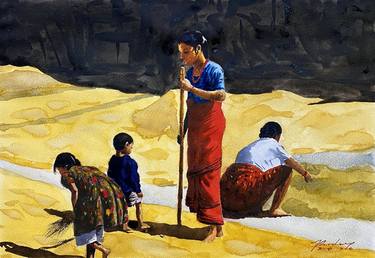 Original Family Paintings by Pradeep Sankunny