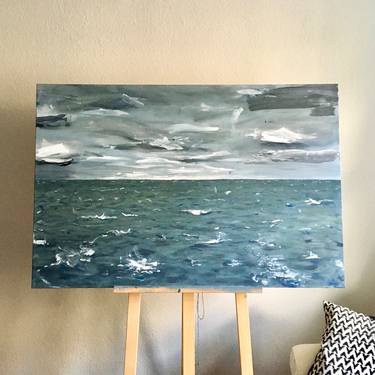 Original Fine Art Water Painting by Laura Sadau