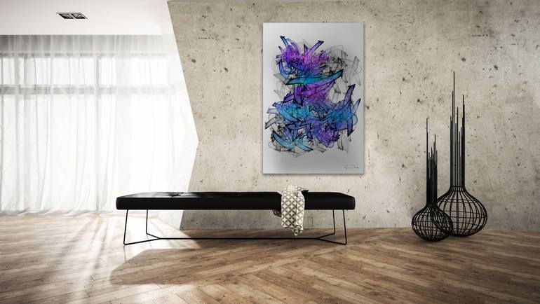 Original Abstract Expressionism Abstract Mixed Media by Ryan Ovsienko