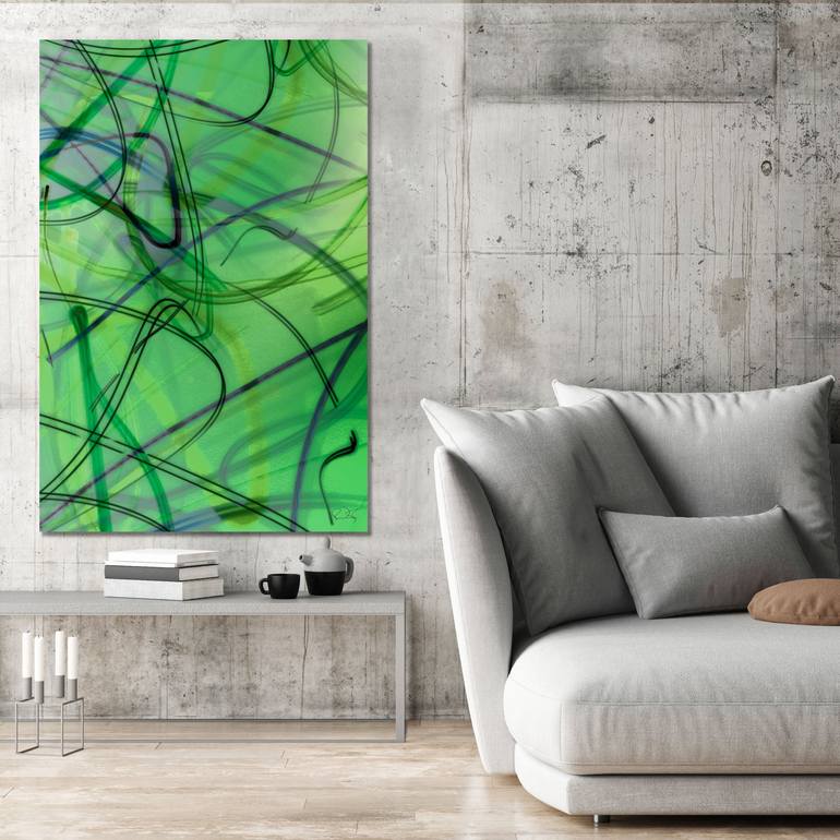 Original Abstract Mixed Media by Ryan Ovsienko