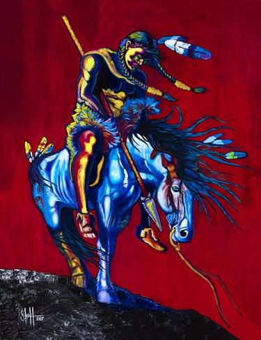 Print of Expressionism Horse Paintings by Shanna Stott