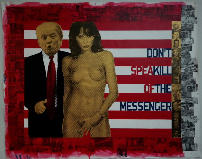 Original Pop Art Political Mixed Media by Lance Taylor