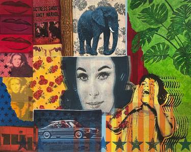 Original Modern Pop Culture/Celebrity Mixed Media by Lance Taylor