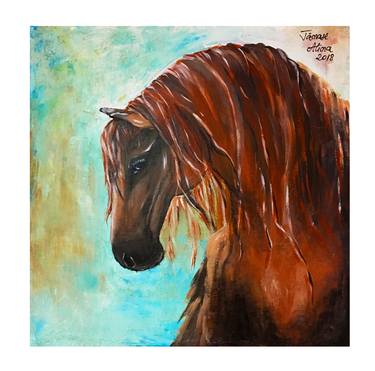 Print of Horse Paintings by Alina Tanase