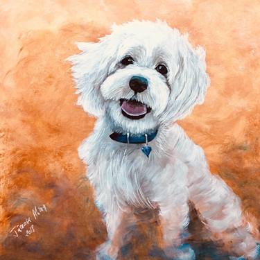 Print of Portraiture Dogs Paintings by Alina Tanase