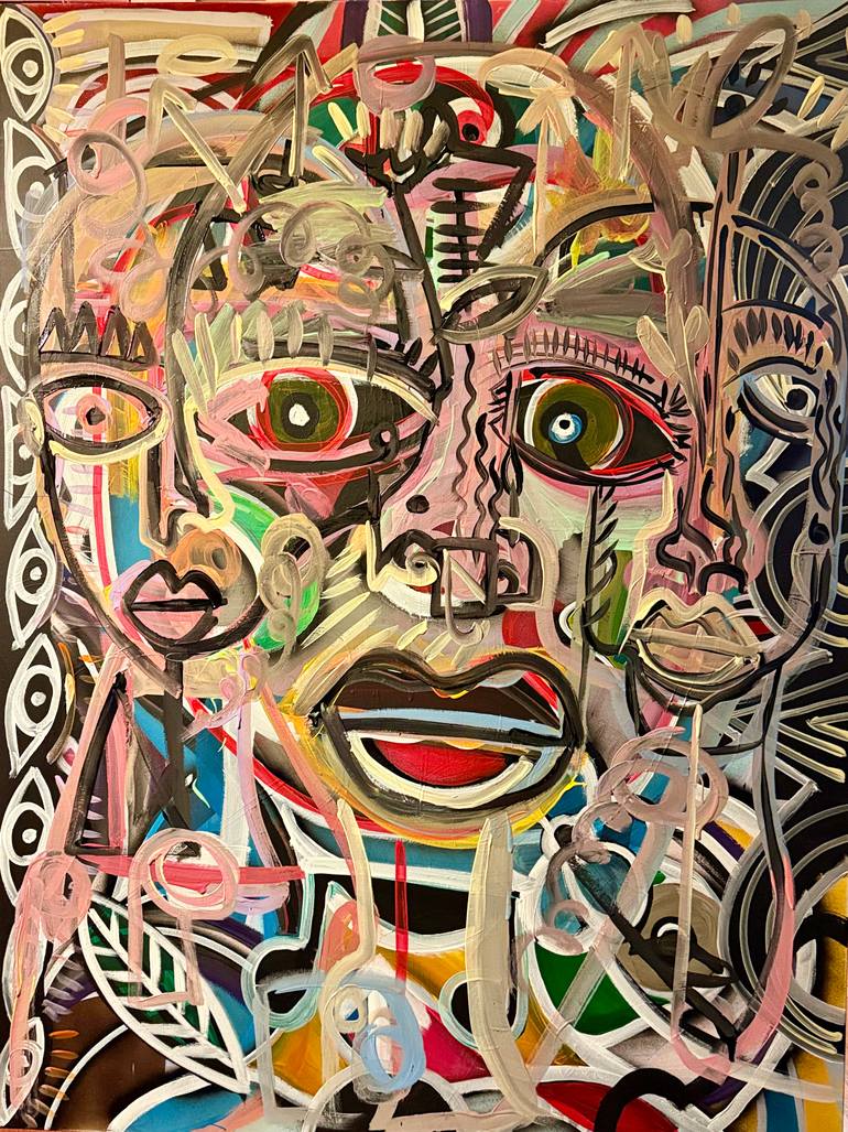 Original Abstract Painting by Jon Osborne | Abstract Art on Canvas | The Truth Shall Set You Free