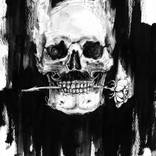 Skull and rose by Doriana Popa