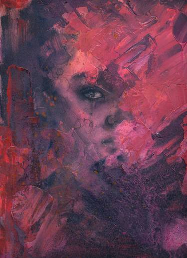 Original Abstract Portrait Paintings by Doriana Popa