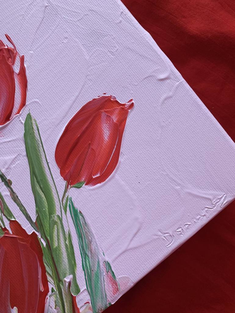 Original Floral Painting by Doriana Popa