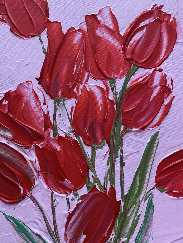 Original Floral Painting by Doriana Popa