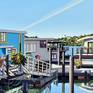 Sausalito Houseboats / Bridge Between Docks