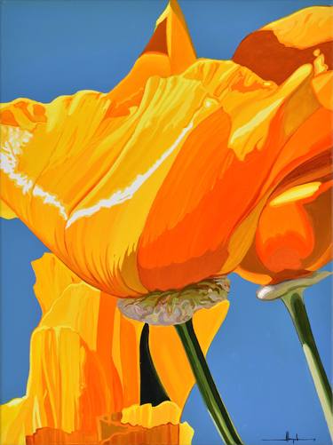 Original Contemporary Floral Paintings by Alex Nizovsky