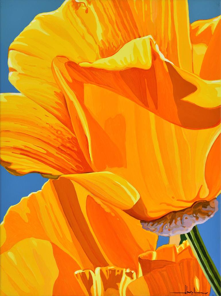 Print of Contemporary Floral Paintings by Alex Nizovsky