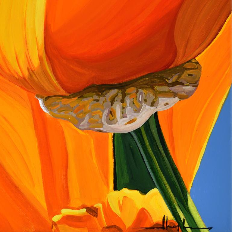 Original Floral Painting by Alex Nizovsky