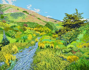 Original Pop Art Landscape Paintings by Alex Nizovsky