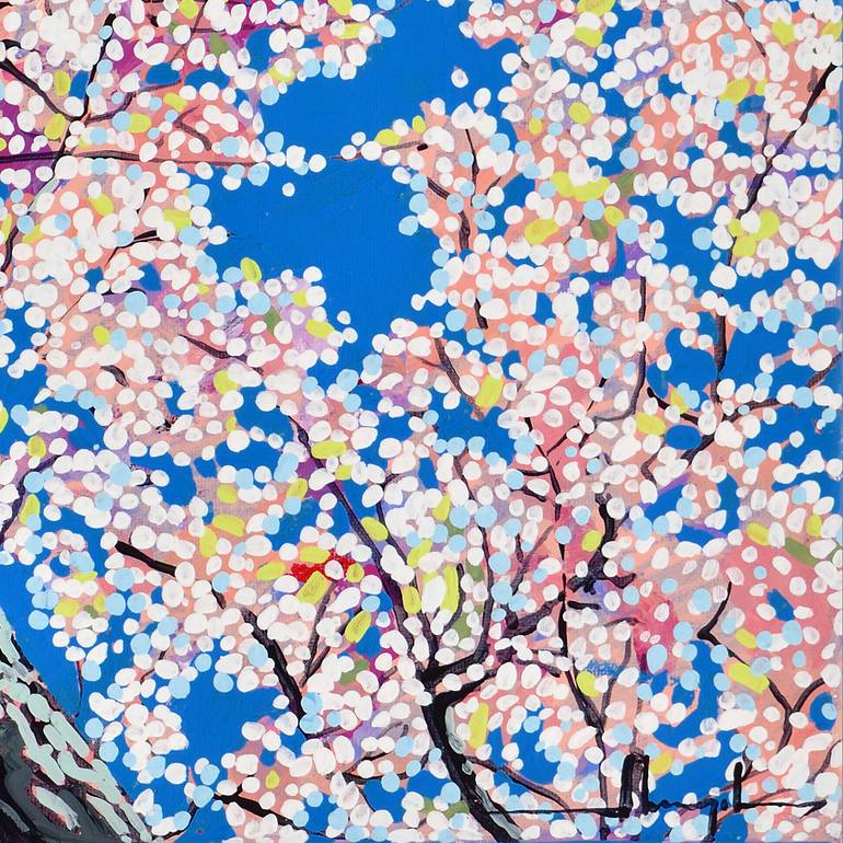 Original Contemporary Floral Painting by Alex Nizovsky