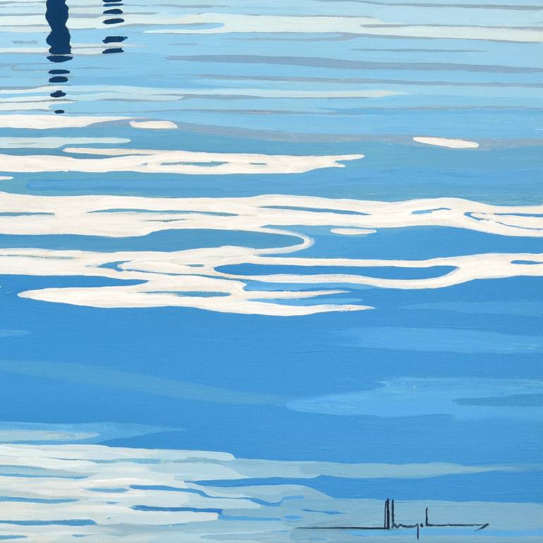 Original Abstract Landscape Painting by Alex Nizovsky