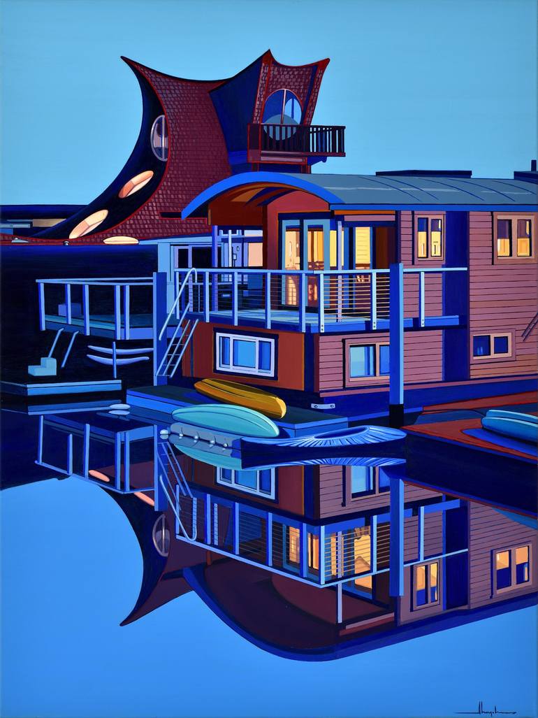 Print of Contemporary Landscape Paintings by Alex Nizovsky