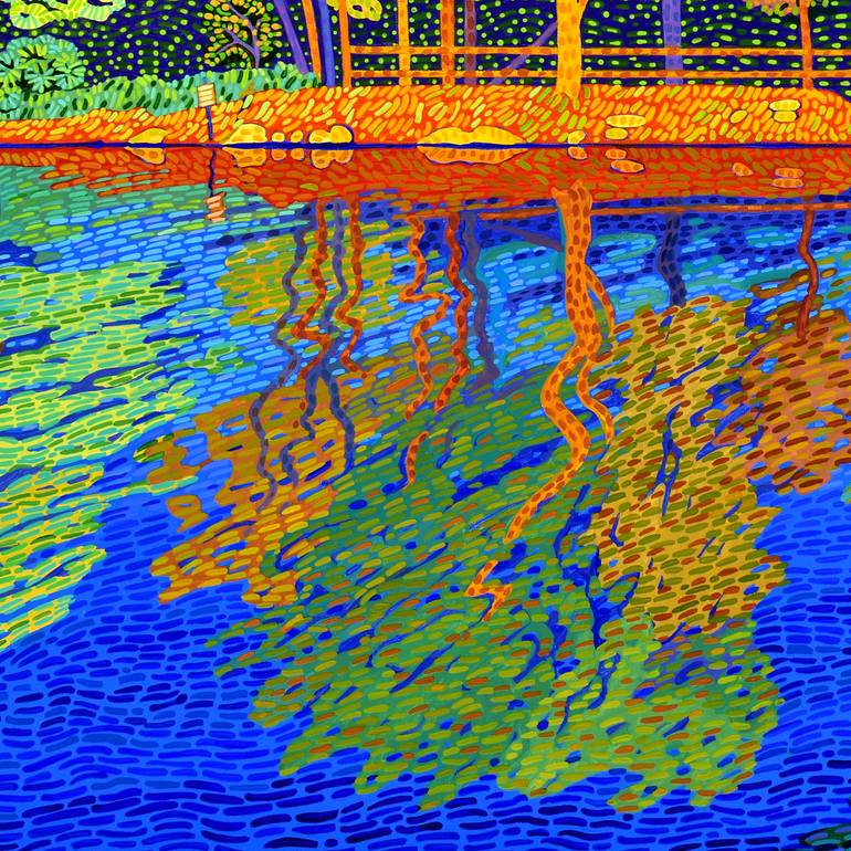 Original Contemporary Landscape Painting by Alex Nizovsky