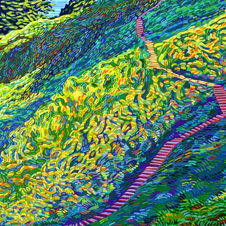 Original Contemporary Landscape Painting by Alex Nizovsky