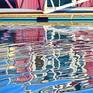 Sausalito Pink Houseboat - Detail