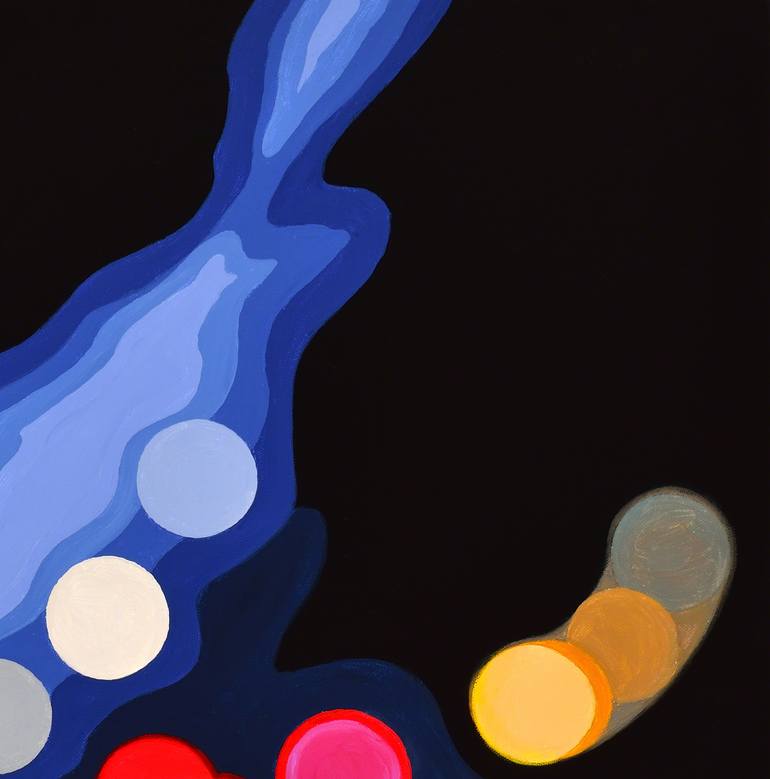 Original Minimalism Abstract Painting by Alex Nizovsky