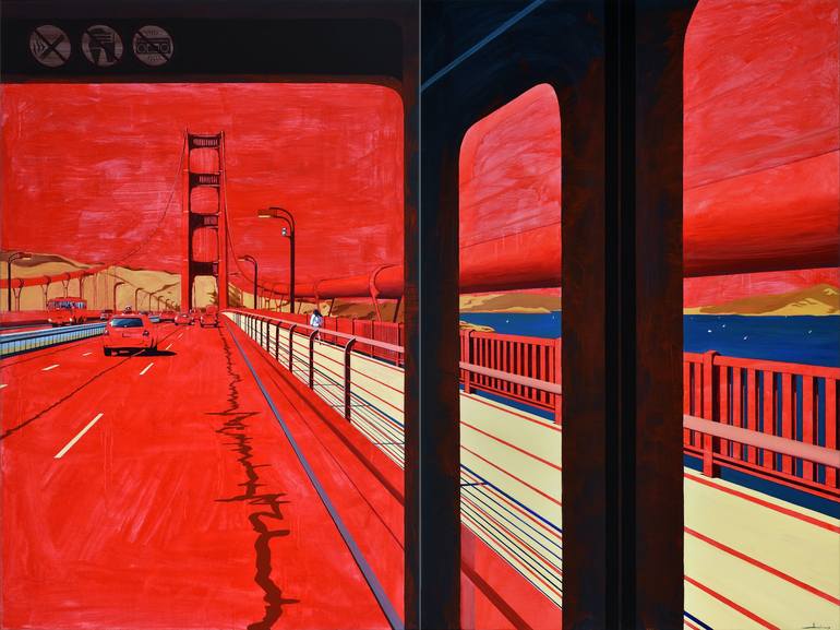 Print of Expressionism Architecture Paintings by Alex Nizovsky