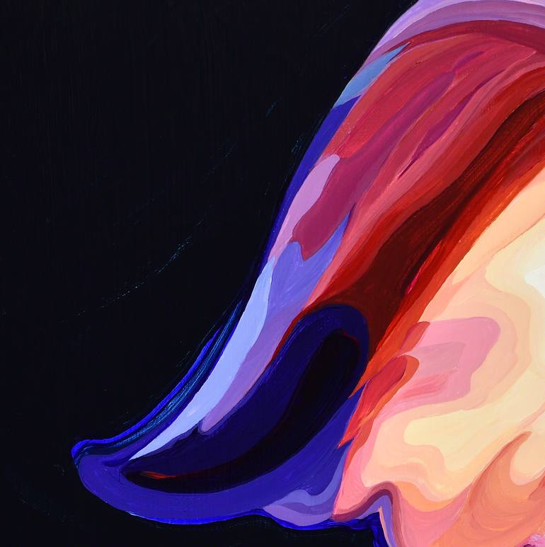 Original Abstract Expressionism People Painting by Alex Nizovsky