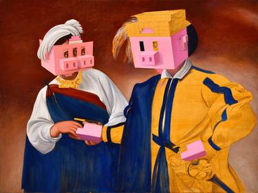 Original Pop Art Popular culture Paintings by Alex Nizovsky