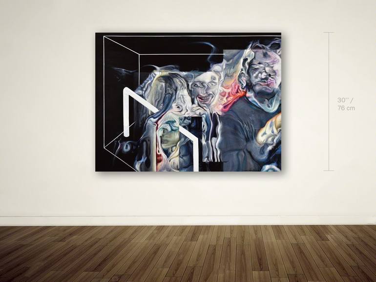Original Abstract Pop Culture/Celebrity Painting by Alex Nizovsky