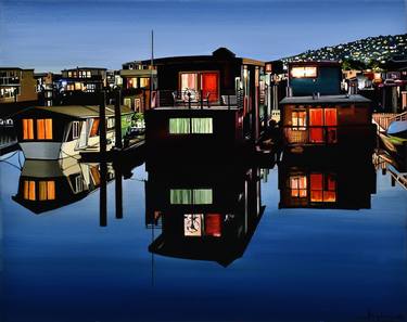 SAUSALITO HOUSEBOATS / NOCTURNE image