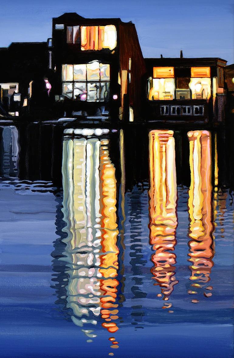 Original Figurative Landscape Painting by Alex Nizovsky