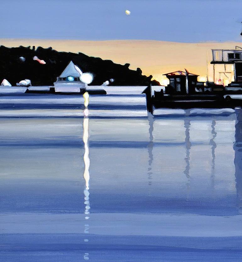 Original Figurative Landscape Painting by Alex Nizovsky