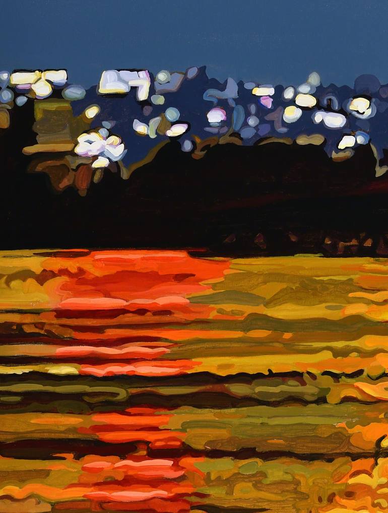 Original Abstract Landscape Painting by Alex Nizovsky