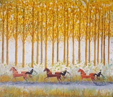 Original Horse Paintings by Gia Revazi